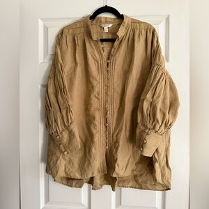 Banana Republic Mira linen top